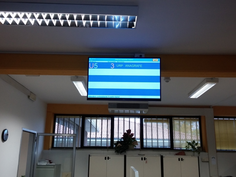  Eliminacode Hello SPS visore riepilogativo di sala per comune provincia Bologna